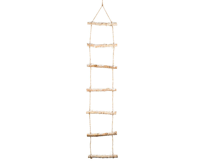 Scala in legno con luci LED 4x35x150 cm