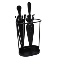 Portaombrelli c/ombrelli ovale cm 27x17,5h53,5