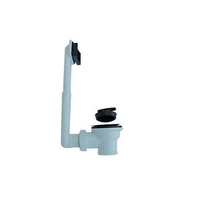 Piletta inox con troppo pieno, diam. 70