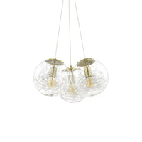 Lampada sospensione MAPA SAT Ottone D550xH500-1320mm