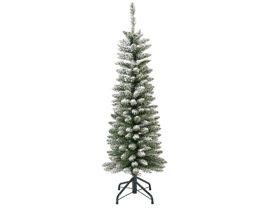 Albero di Natale Pencil pine Innevato H 150 x 45 cm