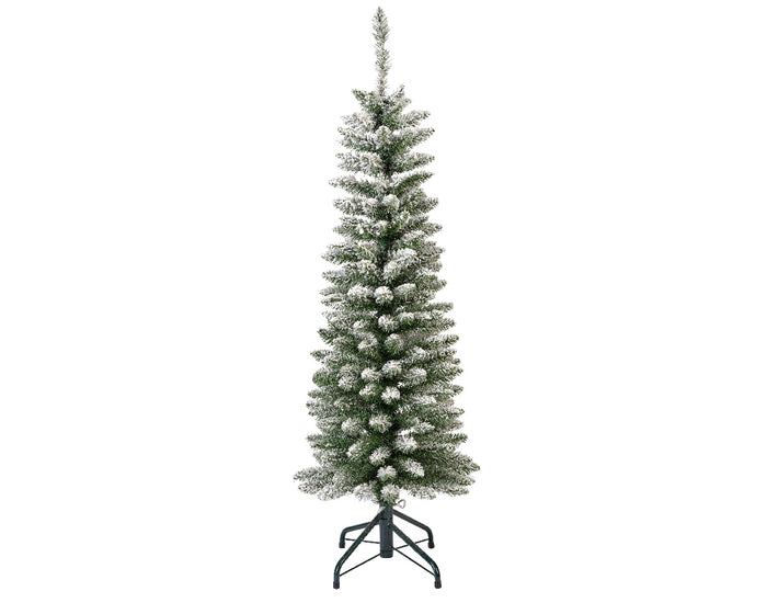 Albero di Natale Pencil pine Innevato H 150 x 45 cm