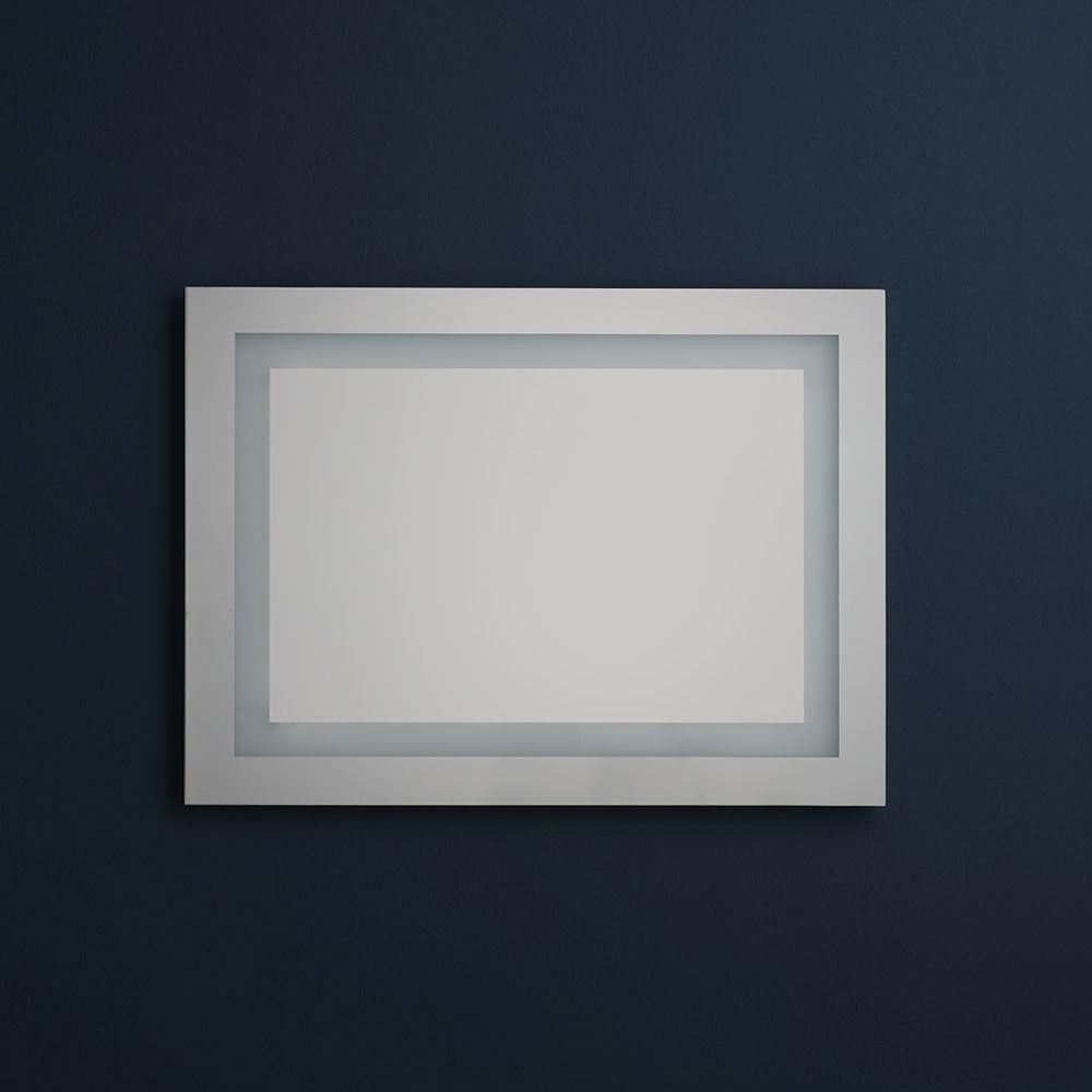 Specchio bagno a led 80x60 con sensore touch