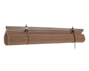 Tenda Pia Marrone 120x260h in Bamboo e Legno