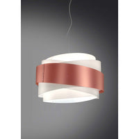 Lampadario a sospensione BEA una luce Rame diametro 60x h38 cm