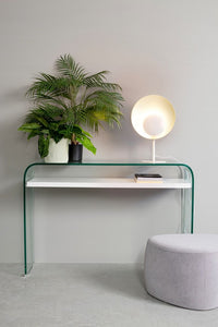 Consolle in legno bianco 110x35x75