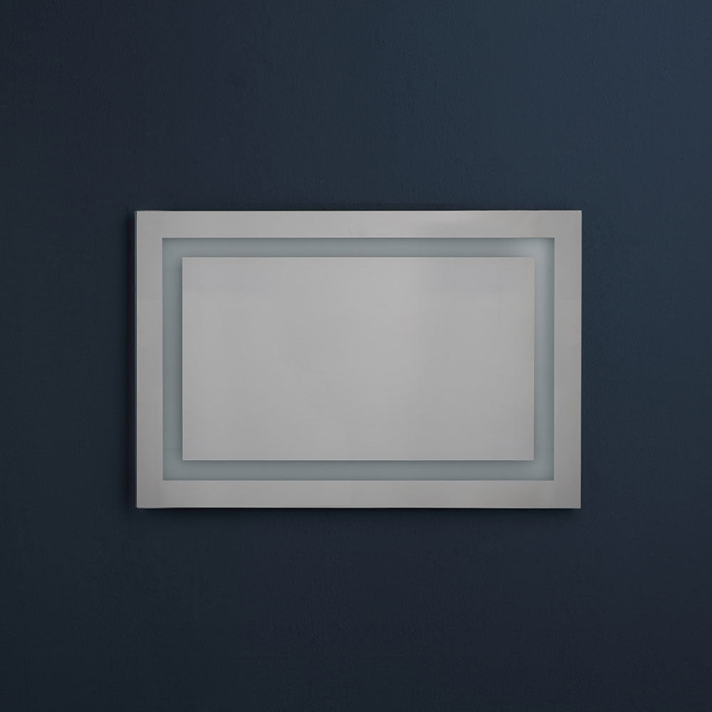 Specchio bagno 90x60 a led touch reversibile