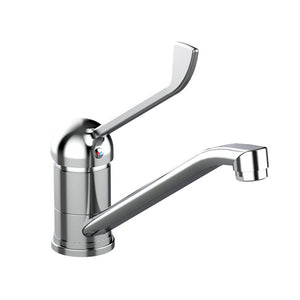 Miscelatore monocomando lavello leva clinica frontale - Ten cromo