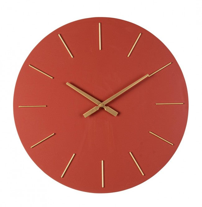 2x Orologio da parete mattone D.60x5h in legno
