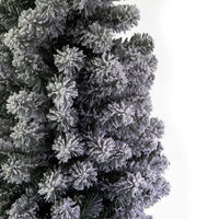 Albero monte Vettore slim innevato verde 972 rami cm 79h210