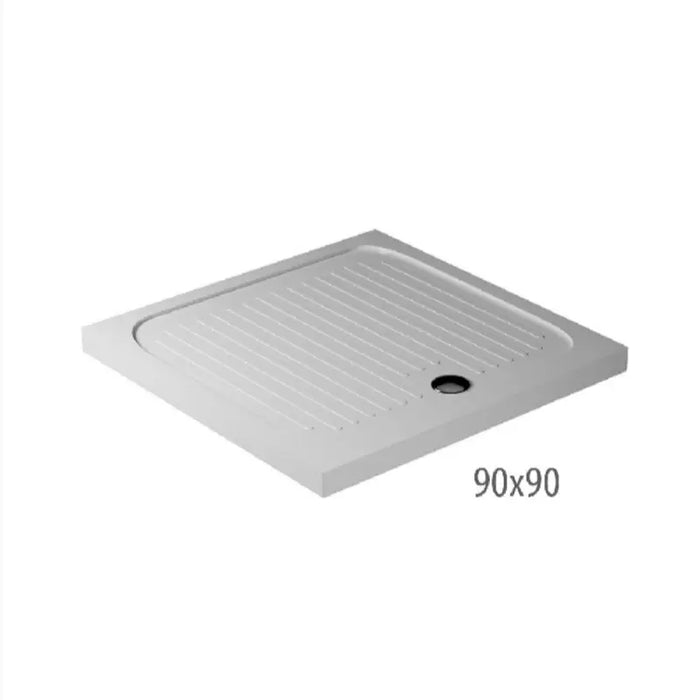 Piatto Doccia Quadrato In Ceramica H. 6