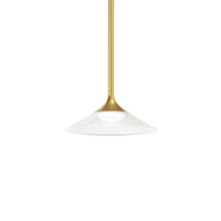 Lampada a sospensione oro D 180 x H min 530 - max 1870 mm