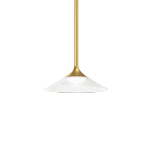Lampada a sospensione oro D 180 x H min 530 - max 1870 mm