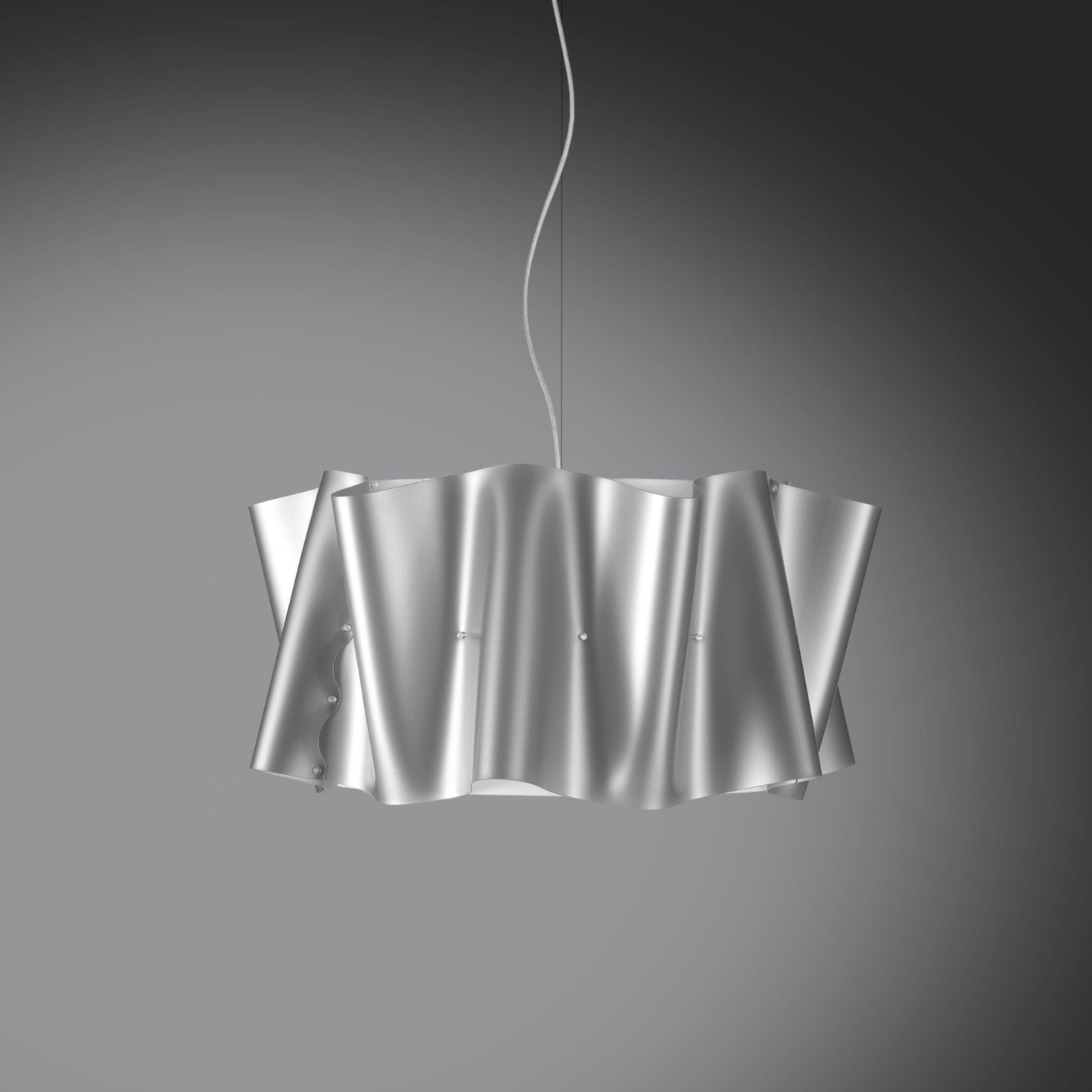 Sospensione Silver in Metallo Cromato Cm. 50 x 27h