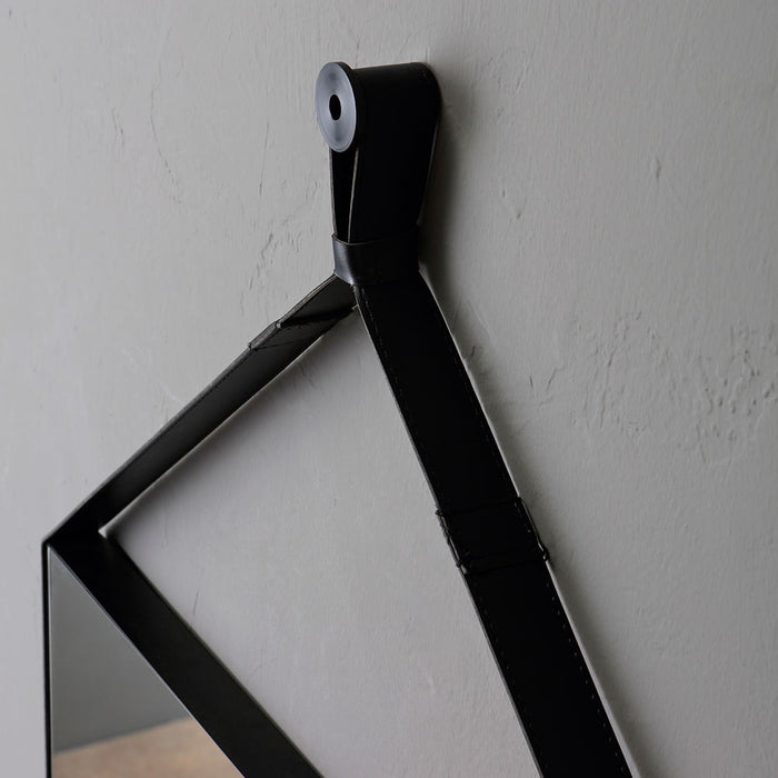 Specchio rettangolare 70x50 con cornice nera