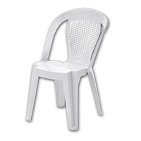 Sedia poltrona da giardino Sofia Bistrot colore bianco Dimaplast