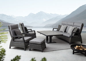 2x Cuscino esterno opal 45x45 in tessuto