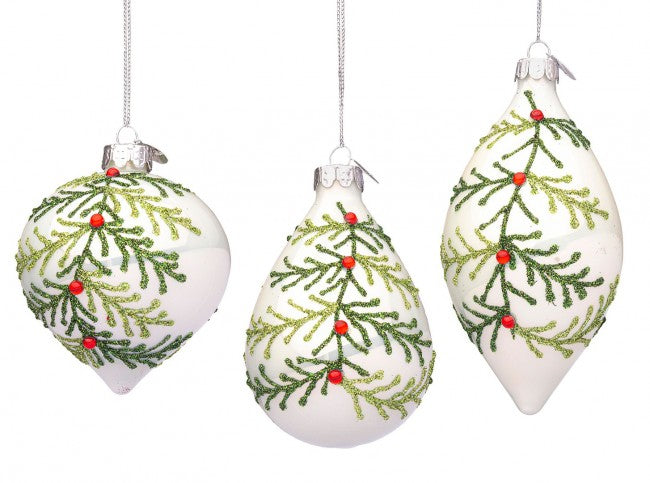 12x Pendaglio Vt Laurie Bianco Perlato Ass3