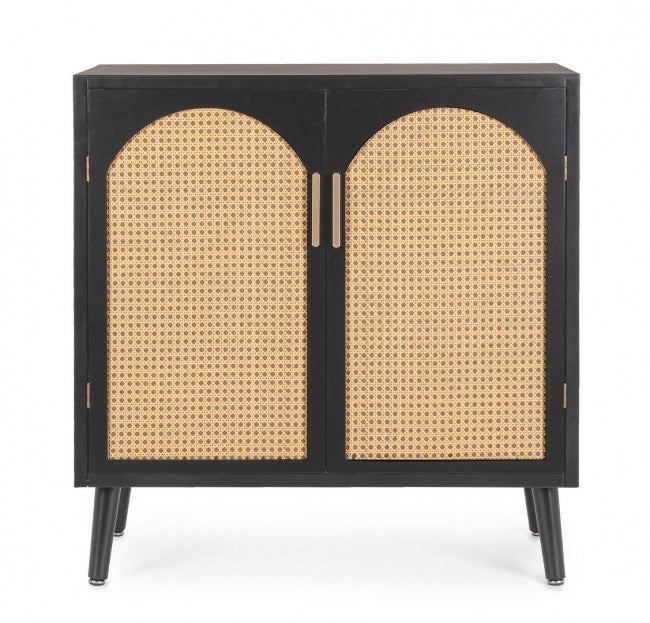 Credenza Josine Nero 80x40x80 in legno