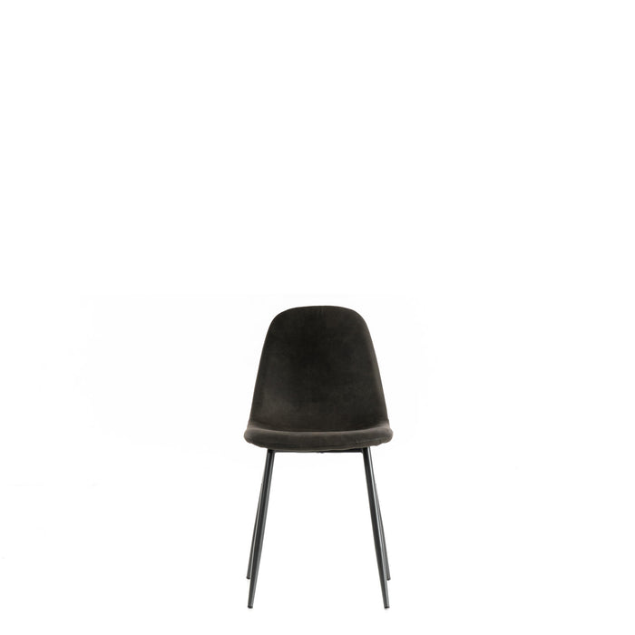 4x Sedia in similpelle 44cm x 50cm H. 84cm