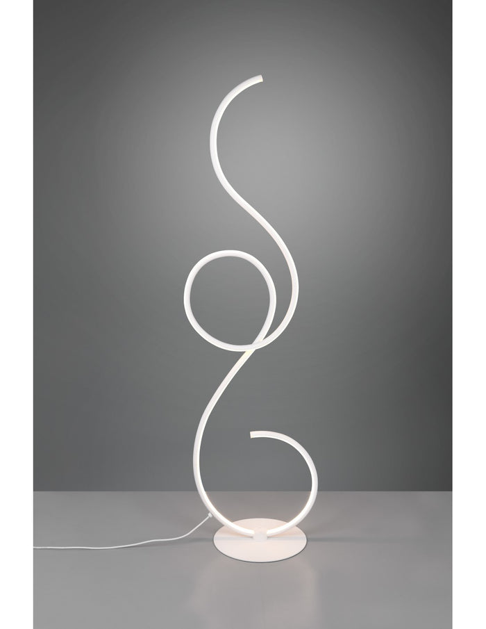 Piantana Da Salotto Moderna Bianca Led Dimmer Jive Trio Lighting