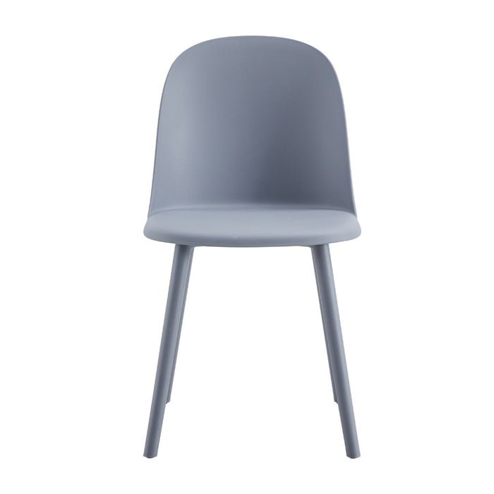 Sedia grigio scuro 55.5x44x80 cm