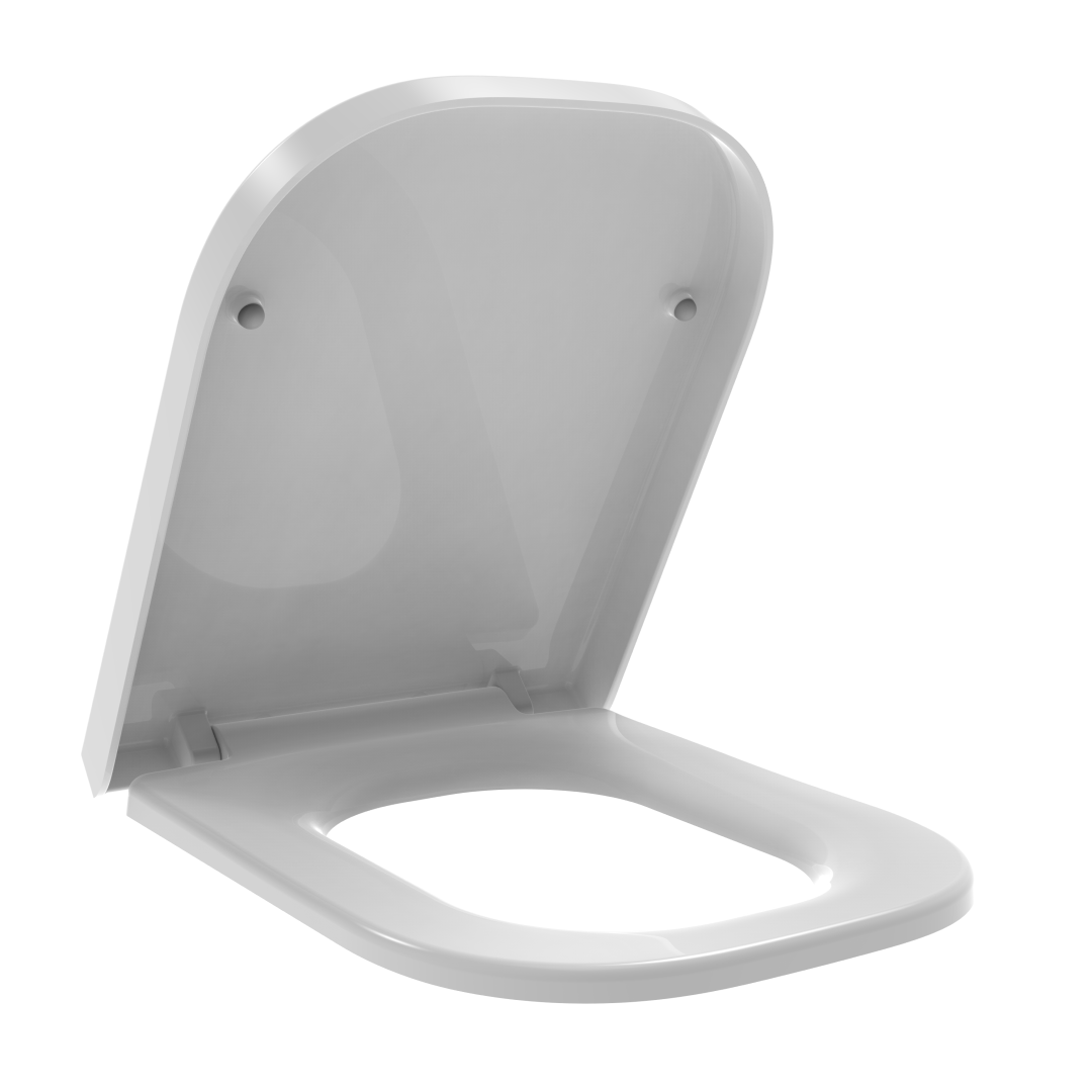 Copri asse wc in termoindurente bianco lucido