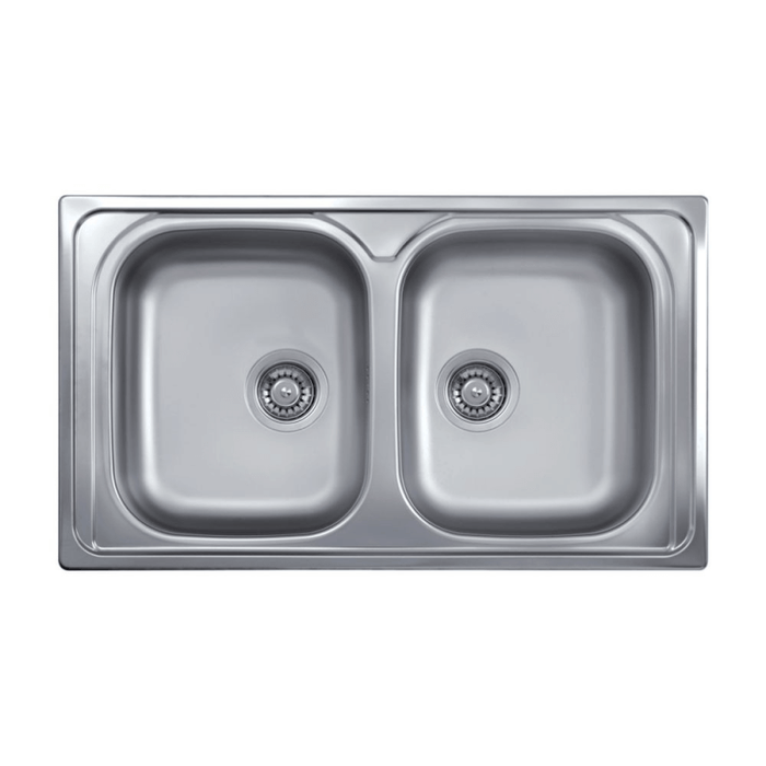 Lavello da incasso 86x50 2 vasche SAXT322A EFFEZ