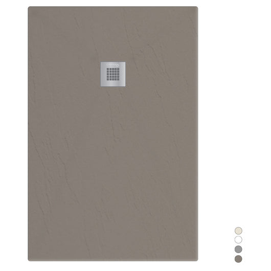 Piatto doccia rettangolare Sabbia 70x80 cm