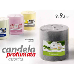 6x Candele profumate assortite diam cm 9 x 9.5 h