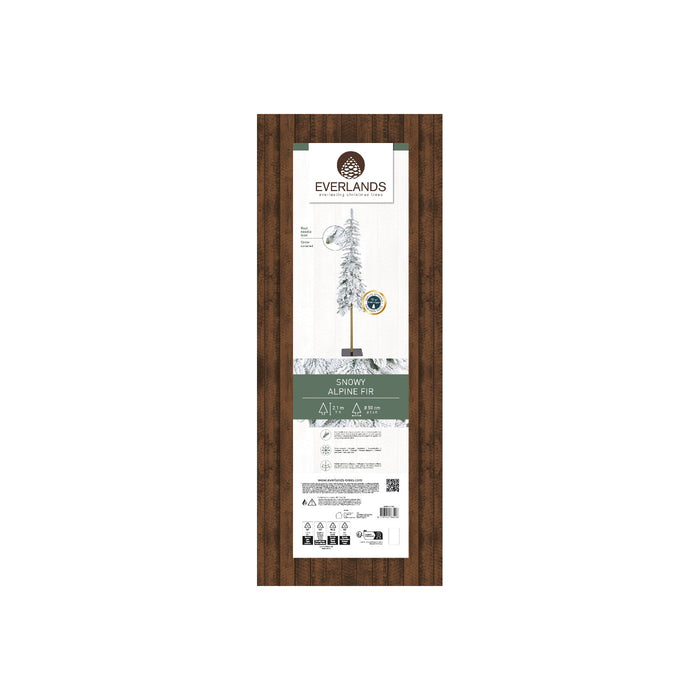 Albero Alpin Fir  D50 H210cm verde innevato