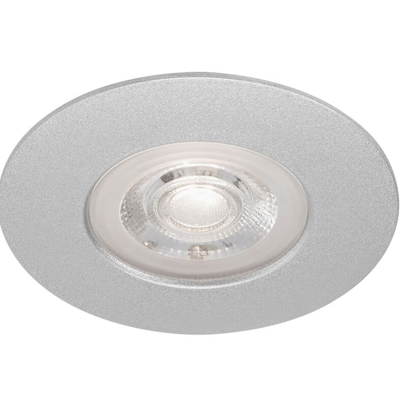 Apparecchio da incasso LED 9 cm 5W 460lm cromo