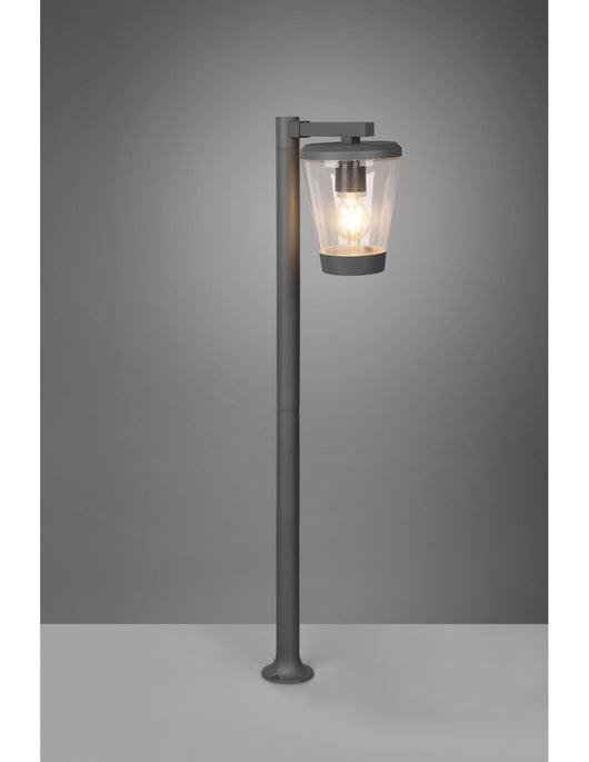 Palo Da Esterno Cavado Lanterna Vintage Alluminio Antracite IP44 Trio Lighting