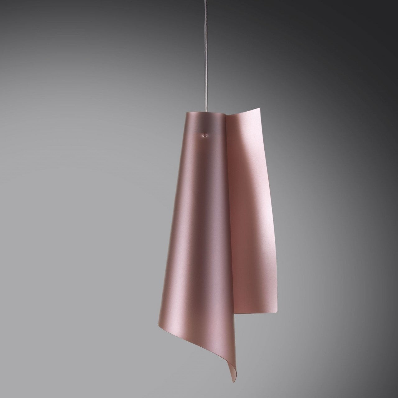 Sospensione Pink in Metal in Metallo Cromato Cm. 27 x 68h