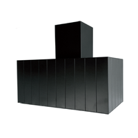 Cappa aspirante CUBE in acciaio inox brunito cm 90