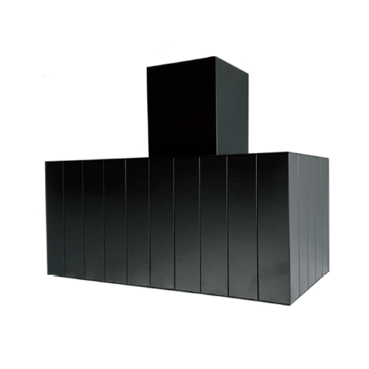 Cappa aspirante CUBE in acciaio inox brunito cm 90