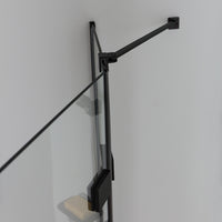 Box doccia nero 80x80 cristallo 6mm