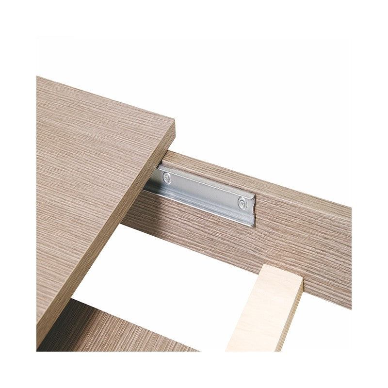 Tavolo pranzo allungabile interamente legno nobilitato cm 90x160-200 Olmo
