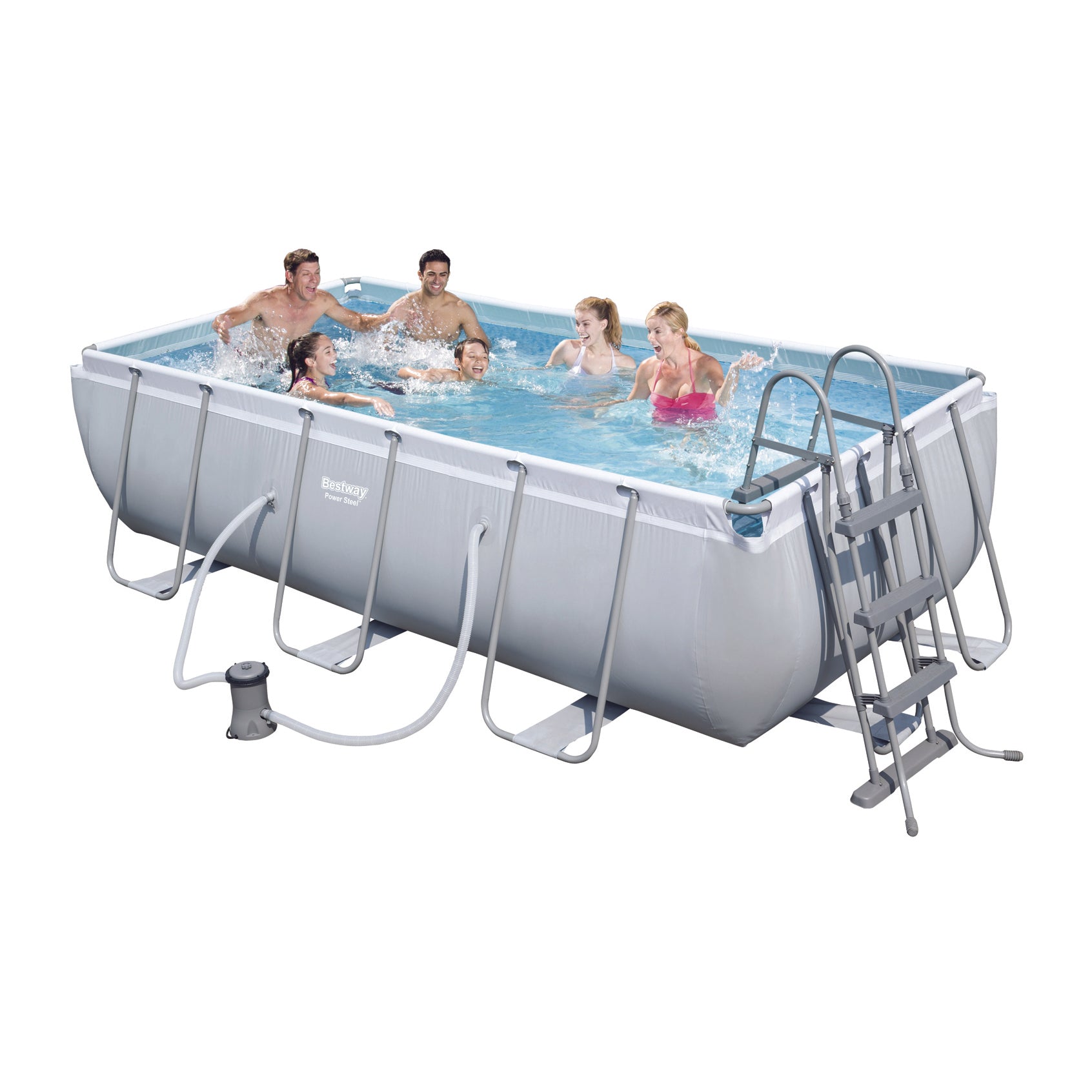 Piscina Power Steel Frame rettangolare 404x201x100 cm