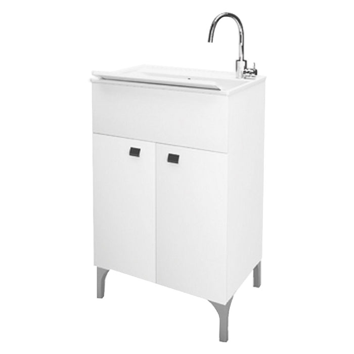 Mobile lavatoio 50x50xh83 bianco lucido