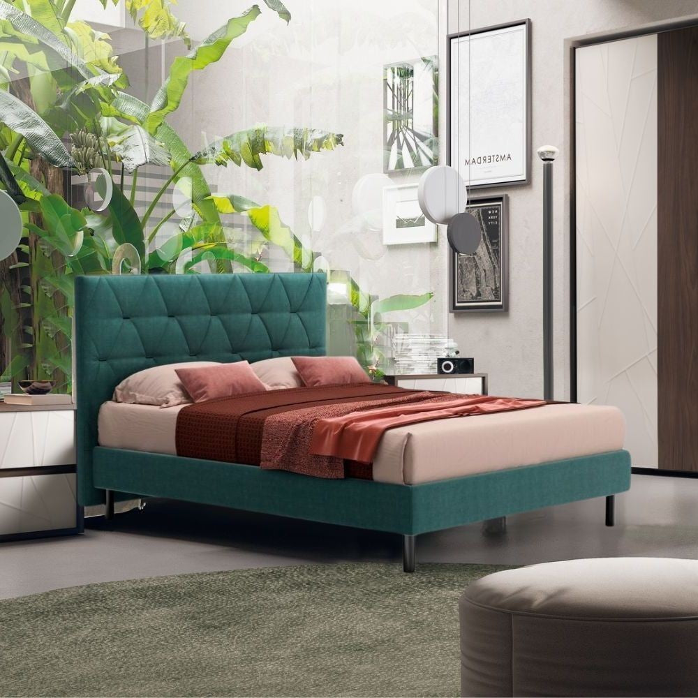 Letto matrimoniale contenitore 177x8x117 cm