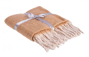 4x Coperta Wilton cammello 127x152