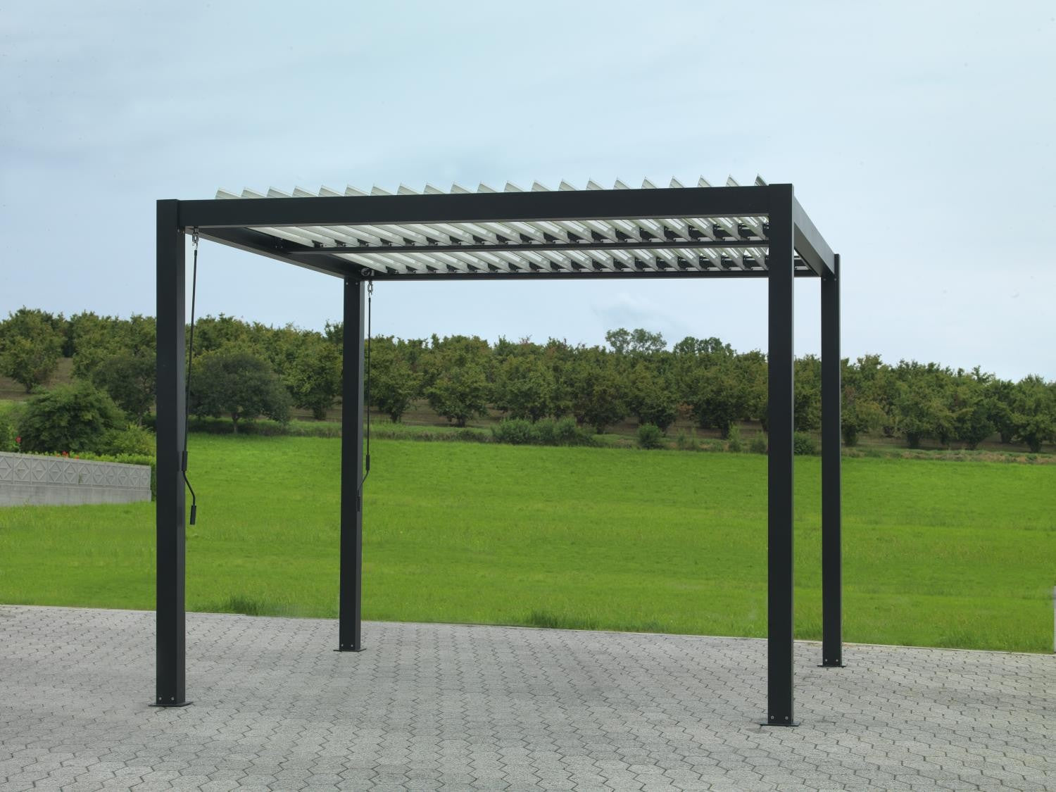 Pergola alluminio tennessee manuale m3x3h2.3