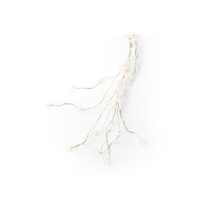 Micro LED a grappolo x albero arg/bianco caldo 240cm 8Funz OUT