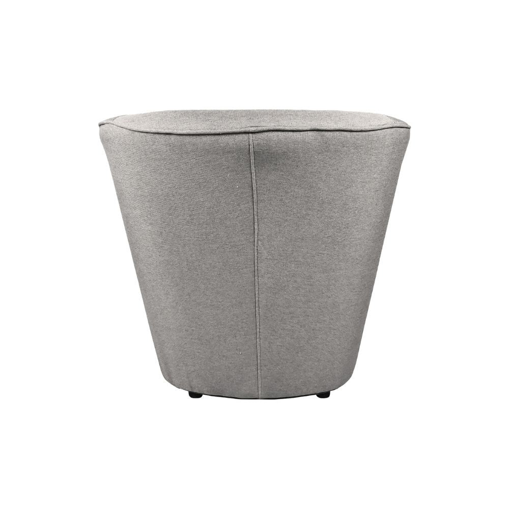 Poltrona Tago in tessuto grigio chiaro Enzo 5 H76xL75xP66