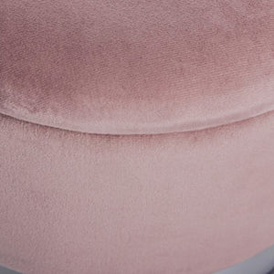 Set due pouf moderni apribili grigio rosa grigio