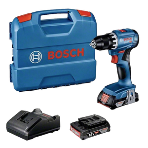 Trapano Avvitatore Bosch Professional 18V/2.0Ah Li-Ion, Movimento Torcente Max 21Nm, 45Nm, Diametro Vite 8mm