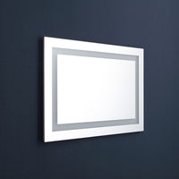 Specchio bagno 90x60 a led touch reversibile