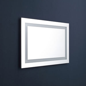 Specchio bagno 90x60 a led touch reversibile