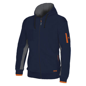 Micropile Ortigara L blu con cappuccio